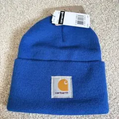 Carhartt カーハート 青 ニット帽 フリーサイズ