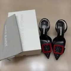 MANOLO BLAHNIK メイセール スリングバック パンプス 36 1/2のサムネイル