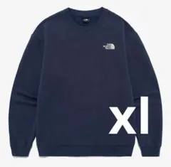 【完売】新品 ノースフェイス スウェット ESSENTIAL NAVY XL