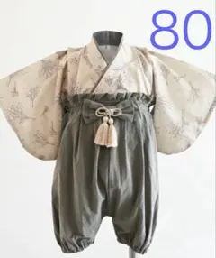 PUPPAPUPO ベビー袴 80サイズ　かすみ草