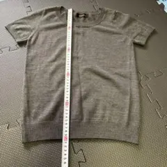 JUSGLITTY グレー 半袖ニットのサムネイル