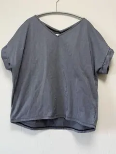 GREEN LABEL RELAXING ストライプVネック カットソー