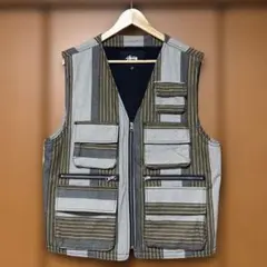 STUSSY ステューシー Stripe Cargo Vest カーゴベストのサムネイル