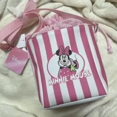 新品タグ付き　Disney ミニーマウス ポシェット ピンク