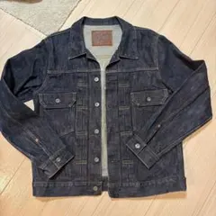 濃紺 極美品】KURO デニムジャケット 1st ヴィンテージ加工 70506
