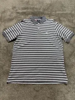 USA古着 CHAPS ボーダーポロシャツ XLT 美品のサムネイル