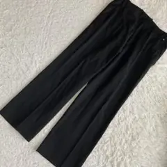 GIANNI VERSACE スラックス ブラック 46 ビジネス スーツ