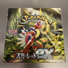 ポケモンカード　ボックス　シュリンク無し　スカーレットex
