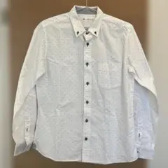MEN'S MELROSE 長袖シャツ ホワイト ドットのサムネイル