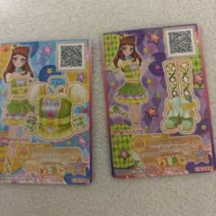アイカツ カード ミックススター トップス シューズ 2枚セット