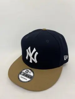 【NEW ERA】 ニューヨーク・ヤンキース キャップ ネイビー　ベージュ