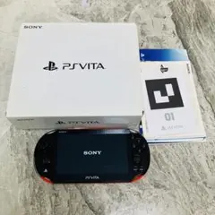 【完動品】PSVITA レッド/ブラック PCH-2000 本体 SONY