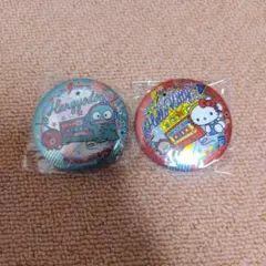 サンリオキラキラBIG缶バッジ2個セット