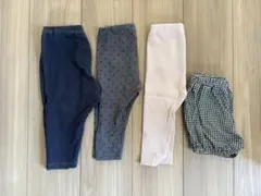 ユニクロ　ボトムス4点セット 80cm