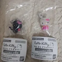 ハローキティ めじるしアクセサリー 小悪魔　お花 2点セット