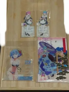 リゼロ レム アクリルスマホスタンド アクリルスタンドセット