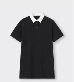 【送料込】GU バイカラー ポロシャツ ワンピース M