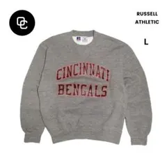 【美品】90s RUSSELL ATHLETIC USA製 前Vスウェット L