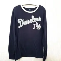 Diesel ネイビー ロングスリーブ Tシャツ