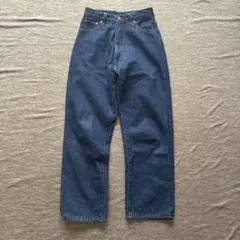 AMERICAN EAGLE ワイドレッグデニム M ダークブルー