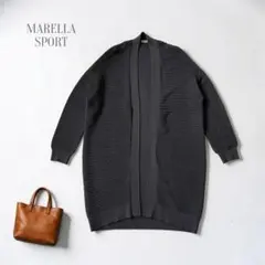 MARELLA SPORT マレーラスポーツ カーディガン 黒 L～LL 春秋のサムネイル