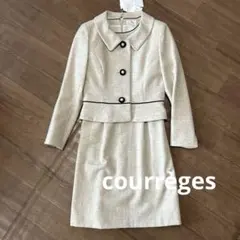 美品　Courregesクレージュ セレモニースーツ フォーマル　7号