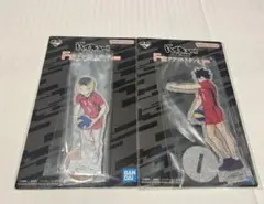 一番くじ ハイキュー!! F賞 アクリルスタンド2点 黒尾鉄朗　孤爪研磨