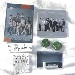 Snow Man 缶バッジ2個、ミニクリアファイル、シールなどのセット