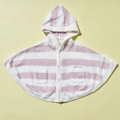 極美品☆ジェラートピケ　ベビーポンチョ　スムーズィーメランジ