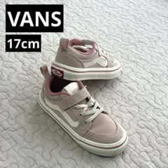 VANS ピンク スニーカー ベルクロ 17cm