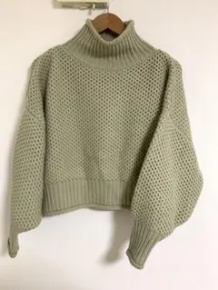 earth music&ecology タートルネックセーター