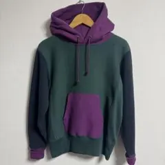 【古着】champion 70s復刻　クレイジーパターン　パーカー