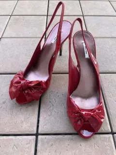 ミュウミュウ　miu miu パンプス