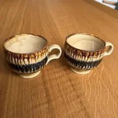 【新品】伊藤豊　花紋マグカップ&花紋6寸リム皿　計4個セット 伊藤豊さん もえぎ 花紋スープカップ 2個セット 作家もの - メルカリ