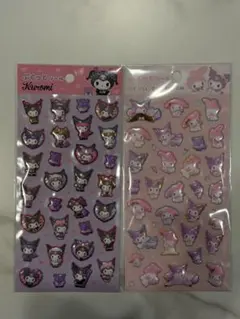 サンリオ　ぷくっとシール　マイメロ　クロミ