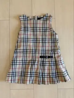 burberry チェック柄ノースリーブワンピース90cm