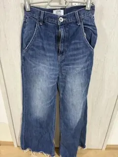 GYDA ワイドレッグデニムジーンズ XS
