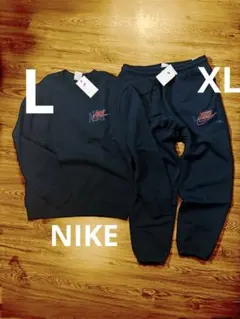 【新品未使用】NIKE セットアップ 裏起毛 スエットトレーナーパンツL
