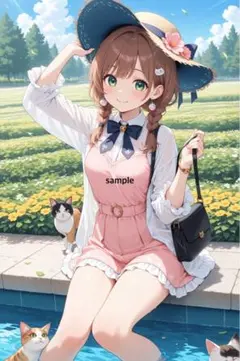 m1284 AIイラスト　かわいい　A4ポスター