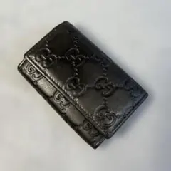 ⭐︎★最終値下げ★⭐︎【未使用】gucci キーケース グッチ GUCCI キーケース （ブラック） -waja bazar - 海外