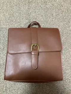 新品 aroco アロコ ショルダーバッグ 柔らかレザー ブラウン 茶