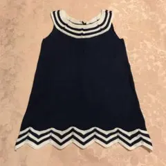【再値下げ】babygap ワンピース 紺 80 12-18M