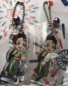 鬼滅の刃　LAWSON 限定 竈門炭治郎 極厚アクリルキーホルダー 2個