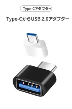 2個 USB TYPE C 変換 アダプター 2.0 / 3.0 タイプc 変換