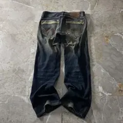 EDWIN 503 fade baggy denim swag Y2K 鬼ヒゲ - メルカリ
