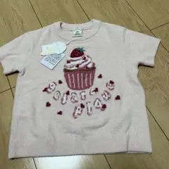 新品 ジェラートピケ カップケーキ柄 Tシャツパジャマのサムネイル
