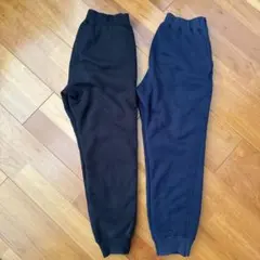 UNIQLOユニクロ ２本セットボアスウェットパンツ130ジョガーパンツ男女兼用