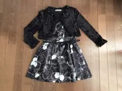 フォーマル　花模様ワンピースセット