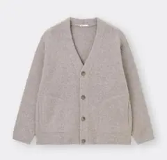 新品未使用 ブラッシーニット Vネックカーディガン