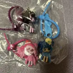 ウイルスイーツ ストラップ付きフィギュア 3体セット